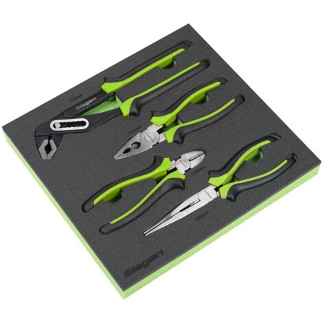 Sealey S01298 Siegen Comfort Grip Pliers Set 4pc (1/3)
