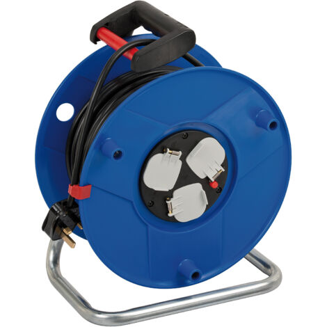 Brennenstuhl 1208063 Garant Cable Reel 240V 13A 3-Socket 50m BRE1208063