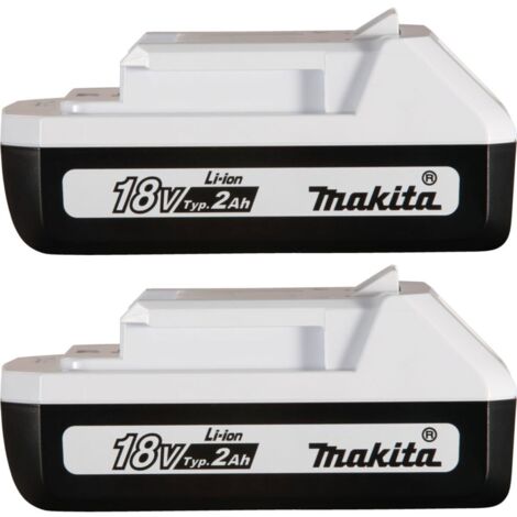 Makita BL1820G 18v G-Series 2.0ah Lithium Ion Battery HP448D TD127D RP x 2 (1/4)