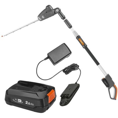Flymo 18V UltraCut Reach 420 Cordless Hedge Trimmer Cutter 42cm Bosch 1x2ah Batt (1/5)