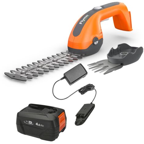 Flymo 18V SimpliShear Cordless Shrub Hedge Shear Trimmer Cutter Bosch 1x4Ah Batt (1/5)