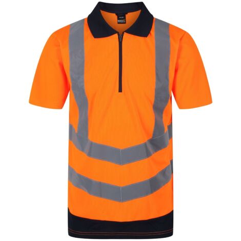 Regatta 5LV 95 Wicking Polo Shirt High Viz Hi Vis Orange XXXL TRS189 5LV 95