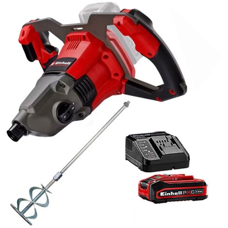 Einhell Professional PXC 18V Cordless Paint Mortar Mixer TP-MX 18-2 + 4ah Kit