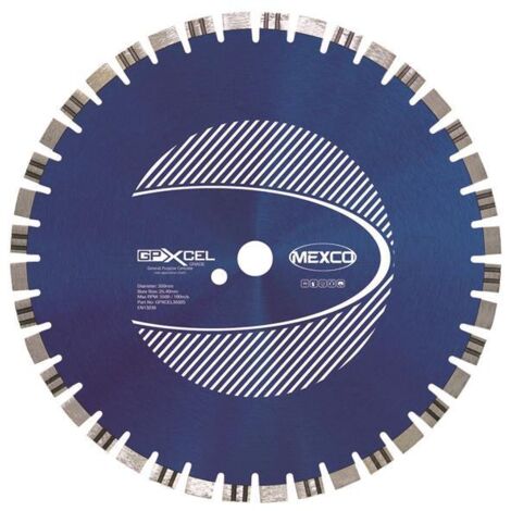 MEXCO GPXCEL35025 XCEL GRADE Concrete Diamond Blade 350 x 25.4mm MEXGPXL35025 (1/2)