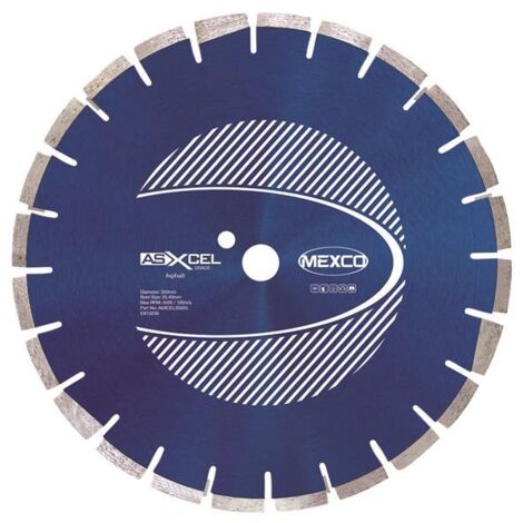 MEXCO ASXCEL35025 Asphalt XCEL Grade Diamond Blade 350 x 25.4mm MEXASXL35025 (1/2)