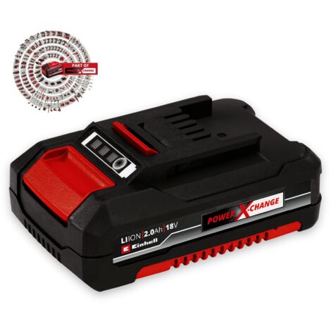 Einhell Power X Change 18v Lithium Ion 2.0ah Battery PX-BAT2 EINPXBAT2 Ozito (1/5)