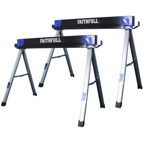 Faithfull FAISH1055 Folding Sawhorse - Pair FAISH1055