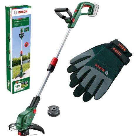 Bosch UniversalGrassCut 18V-26-500 18v Cordless Grass Line Trimmer Bare & Gloves