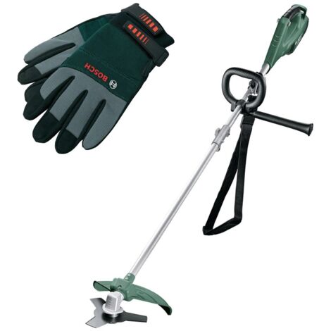 Bosch AFS 23-37 Corded Brush Cutter Grass Line Strimmer Trimmer 240v & Gloves