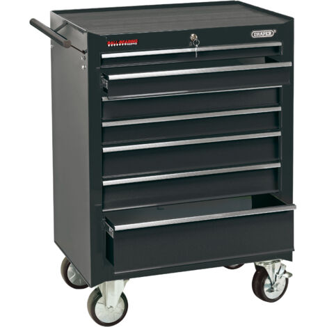 7 Drawer Roller Cab - Black - 35743 (1/5)