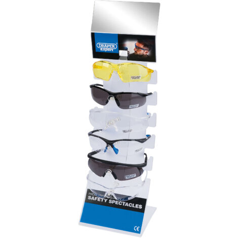 Draper 23341 Countertop Display of Six Safety Spectacles (1/5)