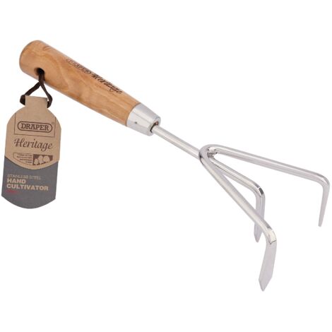 Draper 99026 Draper Heritage Stainless Steel Hand Cultivator with Ash Handle (1/5)