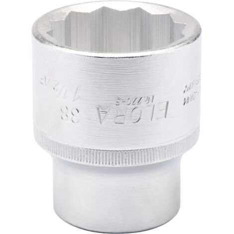 Draper 38mm (1.5 inch) Bi-Hexagon Socket for 3/4" Square Drive – Metric 3/4" Hexagon Sockets (Model 00814) (1/5)