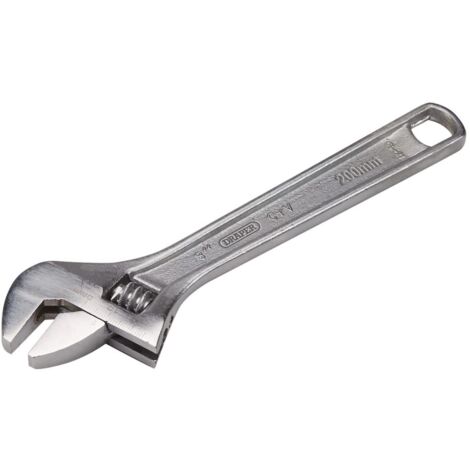 Draper 70396 Adjustable Wrench – 200mm (8-inch) Heavy-Duty Spanner for Plumbing and Mechanical Repairs (1/4)