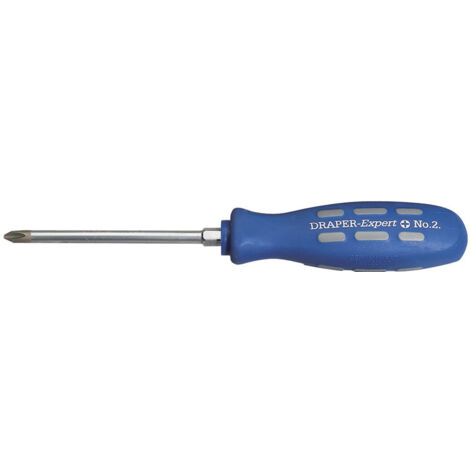 Draper 67859 Draper Expert Cross Slot Mechanics Screwdriver, 100mm, No.2 (Sold Loose)