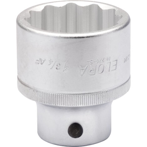 Draper 00591 Elora Bi-Hexagon Socket, 1.3/4"" 3/4"" Sq. Dr. (1/5)
