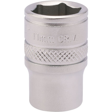 Draper 82144 Square Drive Socket, 1/4 Inch Drive, 11 mm Size