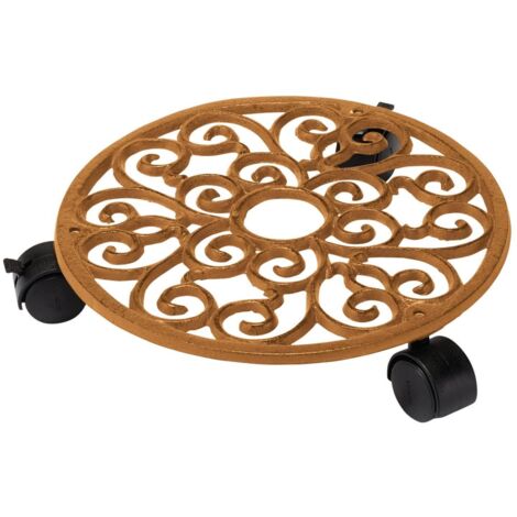Draper Cast Iron Plant Caddy Model 10063 – Durable and Stylish Indoor Plant Stand (1/2)