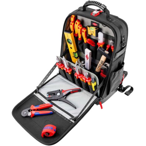 KNIPEX KNIPEX 00 21 50 E Tool Backpack Modular X18 Electric, 22 parts, 530mm (1/2)