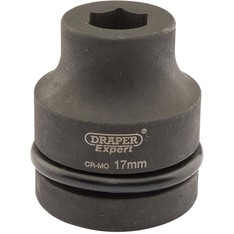 DRAPER Expert 17mm 1 Square Drive Hi-Torq 6 Point Impact Socket - 05098 (1/5)