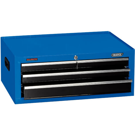 Draper 14970 Intermediate Tool Chest, 3 Drawer, 26"", Blue (1/5)