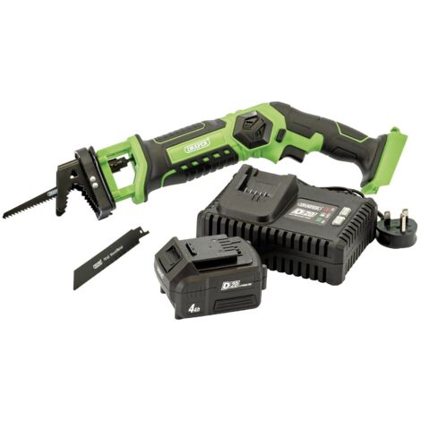 Draper 30901 D20 20V Pruning Saw, 1 x 4.0Ah Battery, 1 x Fast Charger (1/5)