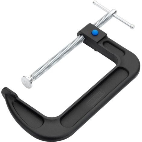 Draper 150mm Quick Release G-Clamp (Model 19398) – Heavy-Duty Steel Clamp for Woodworking and Metalworking Projects (1/2)