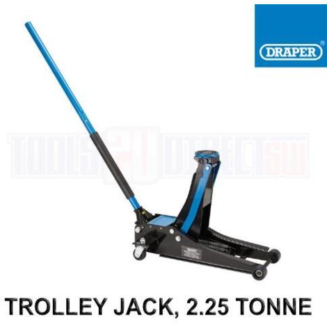 Draper 28465 Trolley Jack, 2.25 Tonne, Blue (1/5)