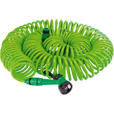 Draper 30m Garden Recoil Hose with 5-Pattern Spray Gun and Tap Connector (1/5)