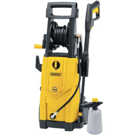 Draper 03096 230V Pressure Washer, 2200W, 165Bar, Yellow (1/5)