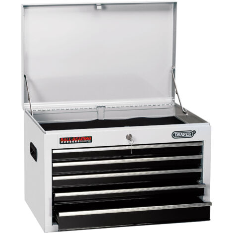 Draper 35738 Tool Chest, 5 Drawer, 26"", White (1/5)