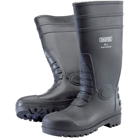 Draper Safety Wellington Boots- Size 8 (S5) (2698) (1/5)