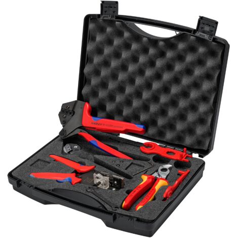 Draper 13168 KNIPEX 97 91 04 V01 Tool Case for Solar Cable Connectors MC4. 6mm Capacity, 7 Parts (1/2)