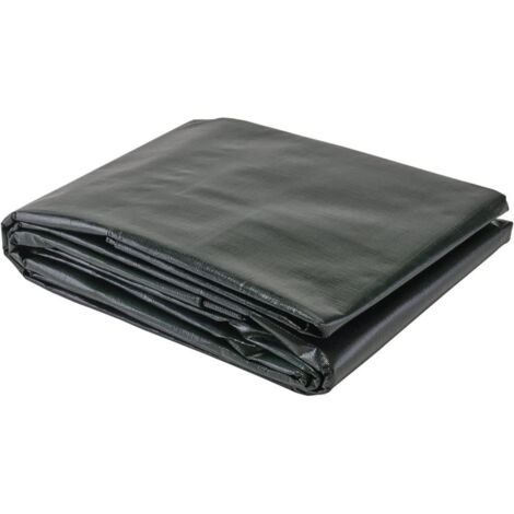 Draper 13488 Heavy Duty Polyethylene Tarpaulin, 4 x 6m, Green (1/3)
