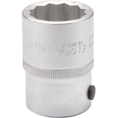 Draper 00484 Elora Bi-Hexagon Socket, 1.1/16"" 3/4"" Sq. Dr. (1/5)