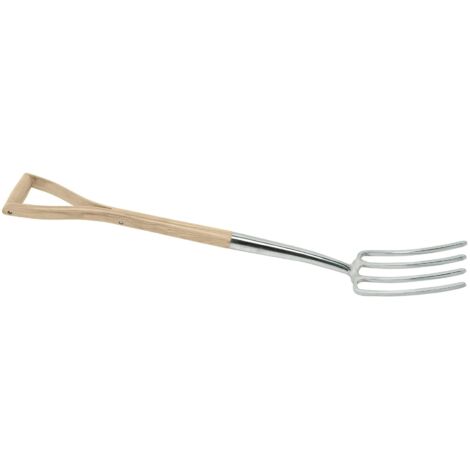 Draper 99011 Draper Heritage Stainless Steel Border Fork with Ash Handle (1/5)