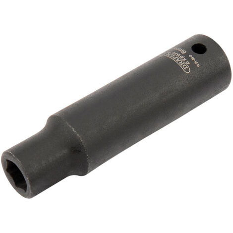 Draper Expert HI-TORQ® 6mm Deep Impact Socket – 1/4" Drive, Metric, Heavy-Duty Deep Socket for Impact Wrenches (1/5)