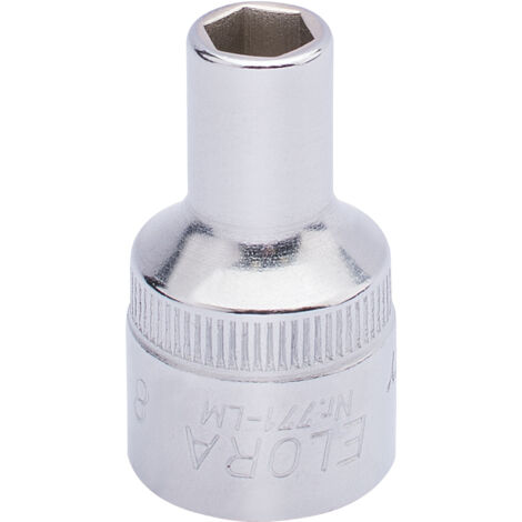 Draper 771-LM 8mm (5/16 inch) Square Drive Elora Hexagon Socket for Precision Mechanical and Automotive Applications (1/5)