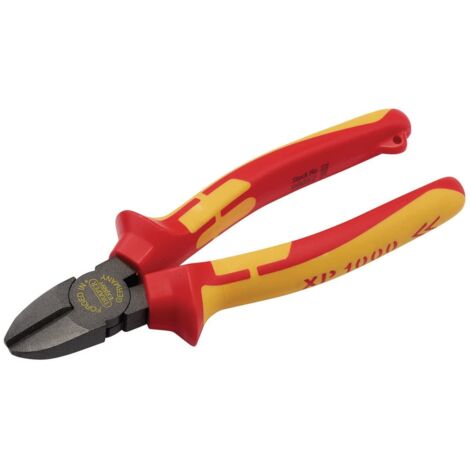 Draper 99052 XP1000 VDE Diagonal Side Cutter, 180mm, Tethered (1/2)