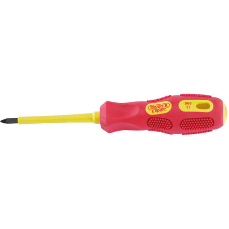 Draper No.1 x 80mm Fully Insulated PZ Slot Screwdriver (69228) (1/5)
