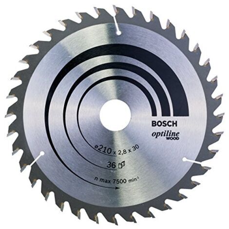 Kreissägeblatt Optiline Wood AD 210mm Z.36 WZ Schnitt-B.28mm BOSCH