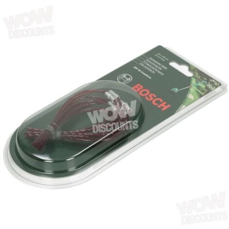 Genuine Bosch ART 26 Combitrim Trimmer Spool Line, 26cm, (Pack of 10)