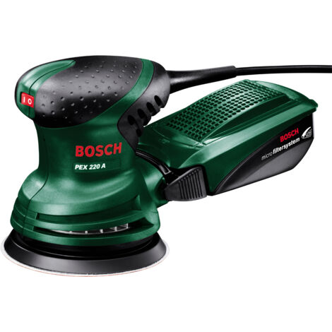 BOSCH DIY PEX 220 A 240v Orbital sander 125mm dia pad