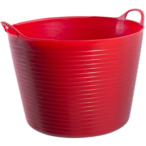 Red Gorilla Tub® 38-Liter Large Storage Bin in Bright Red