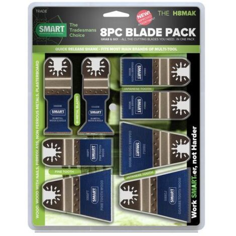 SMART Trade H8MAK 8 Piece Multi Tool Blade Set