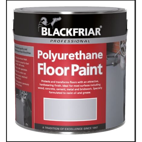 Blackfriar Polyurethane Floor Paint - Hard Wearing - Dark Grey - 500ml