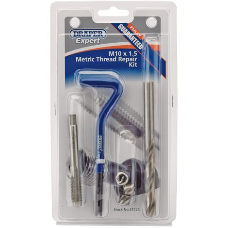 Draper 21723 Draper Expert Metric Thread Repair Kit, M10 x 1.5 (1/2)