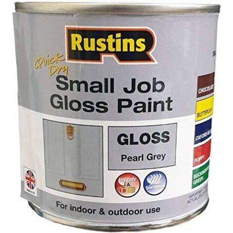 Rustins GPGY250 Quick Dry Small Job Gloss Pearl Grey 250ml RUS3801