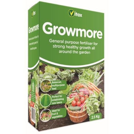 Vitax 6GR250 Growmore 2.5kg VTX1250 (1/5)