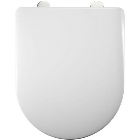 Roper Rhodes D Shaped Soft Close Toilet Seat - Top Fix Quick Release Easy Clean